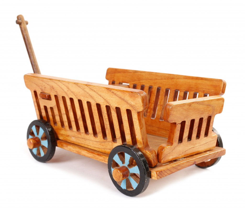 Toy wagon wooden vintage